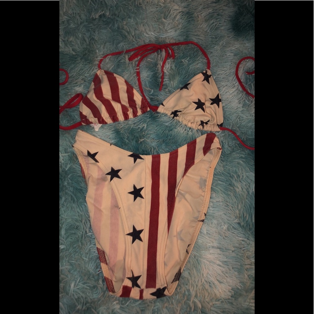 Vintage Patriotic Swimsuit